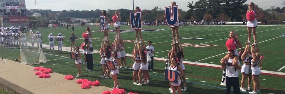 RMU Cheerleading banner