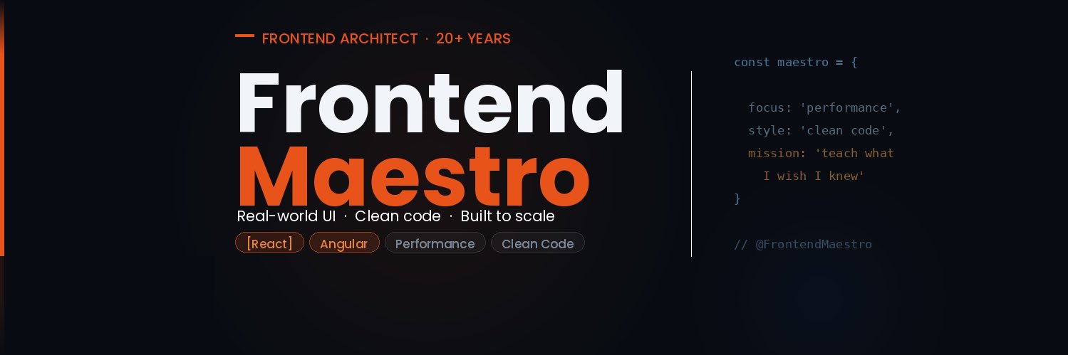 Pramod Sharma 🏗️ Frontend Architect banner