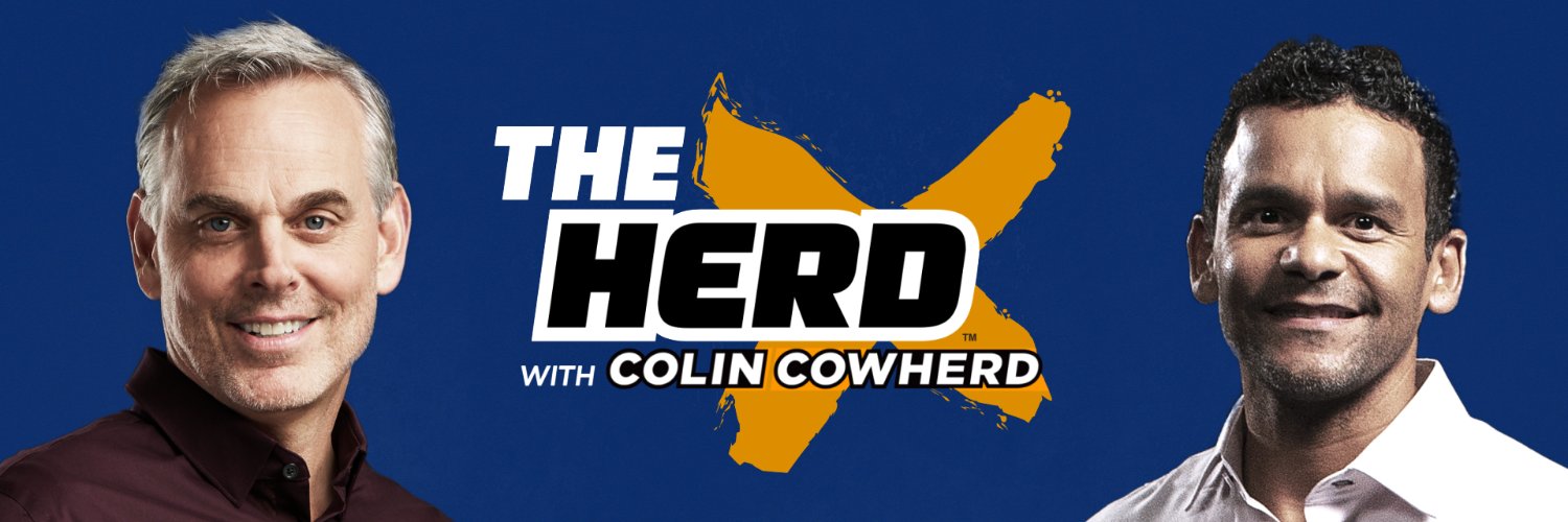 Herd w/Colin Cowherd's banner
