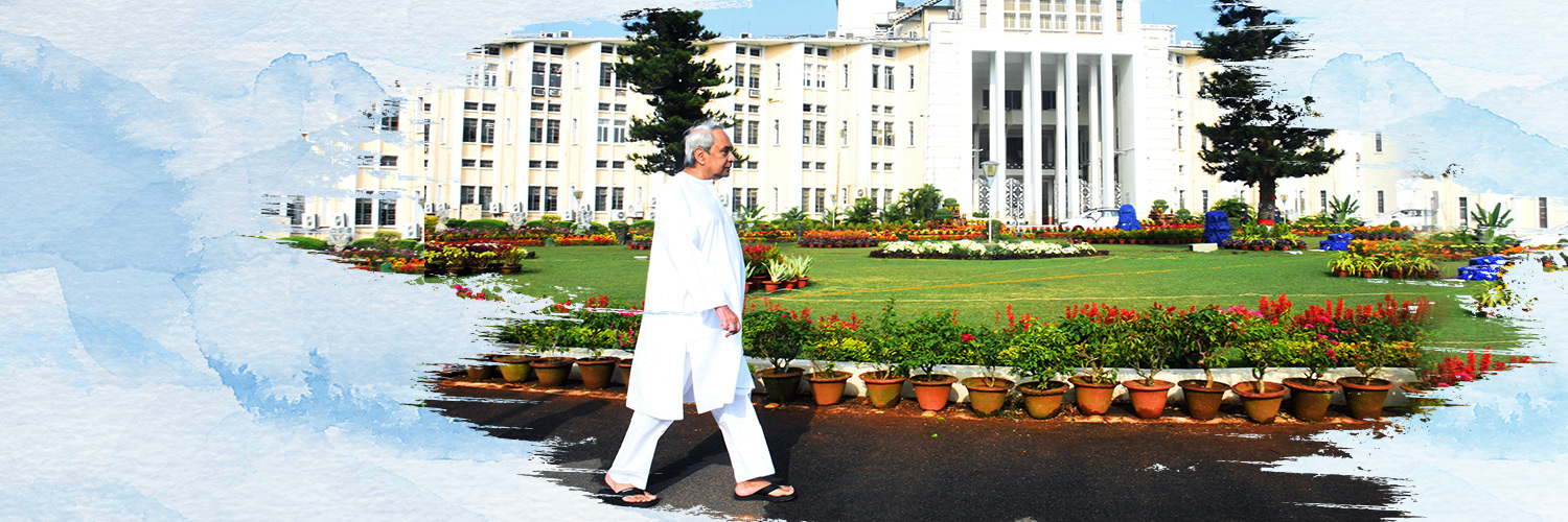 Naveen Patnaik's banner