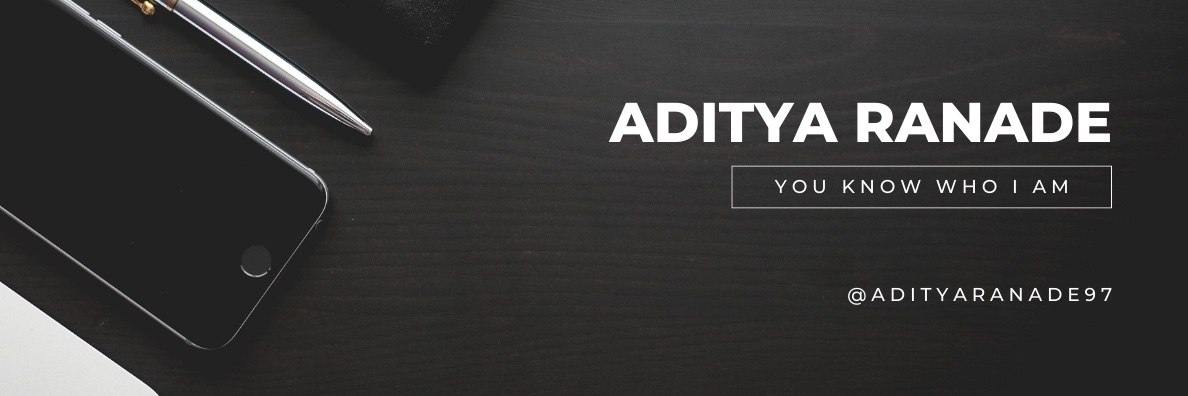 Aditya Ranade banner