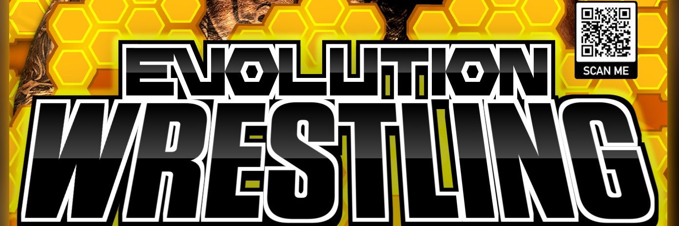 Evolution Wrestling's banner