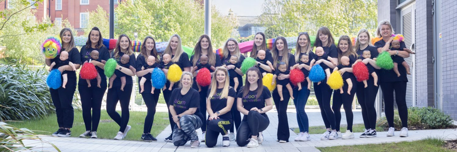 Bloom Baby Classes 💜💚 banner