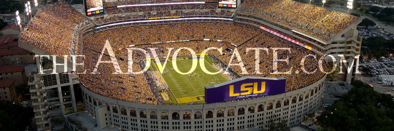 LSU Sports from The Advocate banner