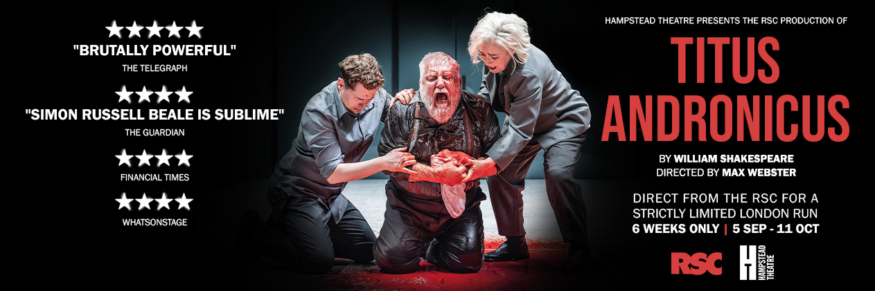 Hampstead Theatre's banner