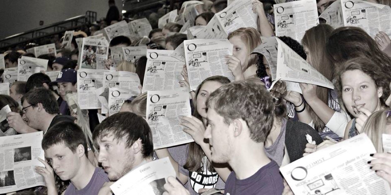 Optimist Newspaper banner