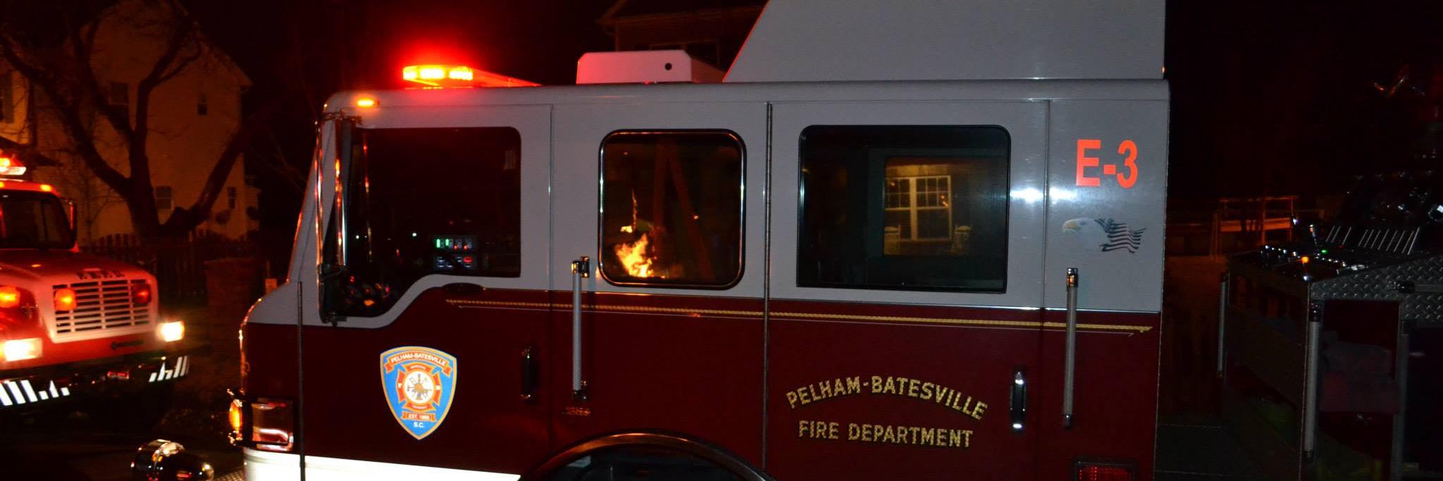 Pelham Batesville FD banner