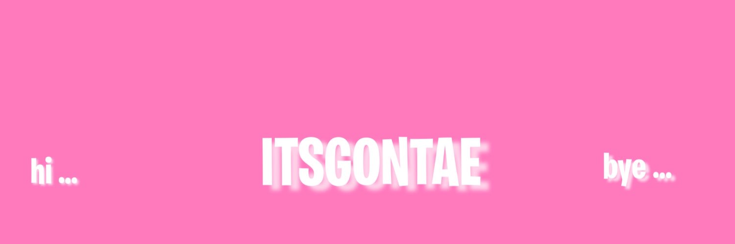 itsgontae's profile banner image