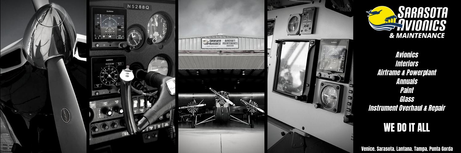 Sarasota Avionics and Maintenance banner