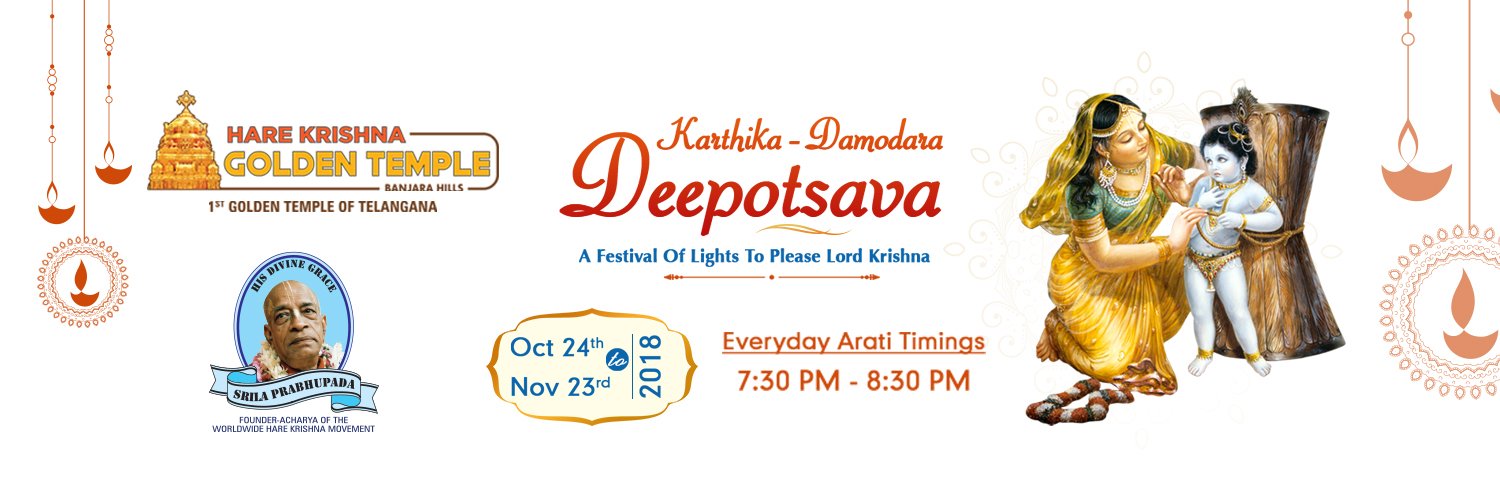 Hare Krishna Golden Temple, Banjara Hills banner