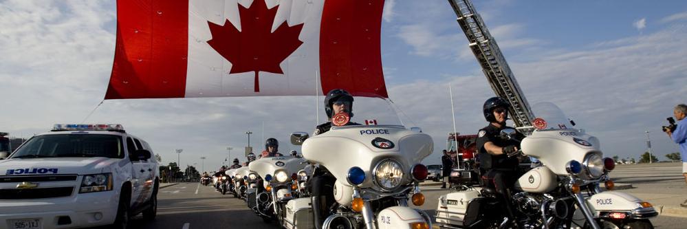 Canada's 911 Ride banner