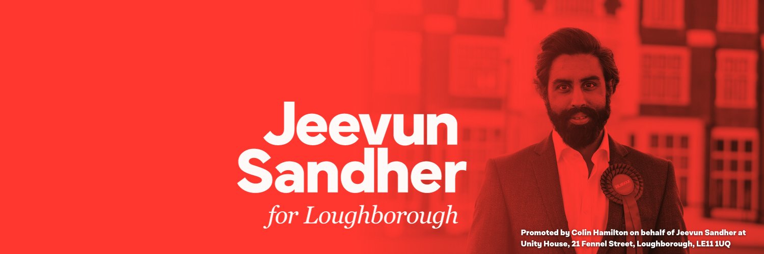 Dr. Jeevun Sandher MP's banner