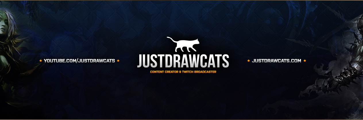 Boyd // JustDrawCats banner