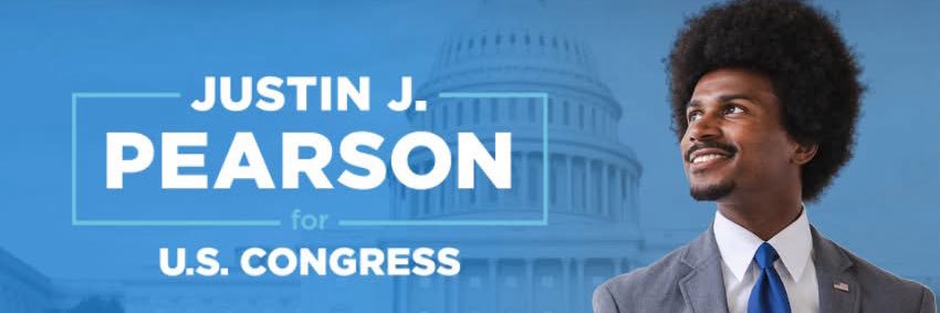 Justin J. Pearson banner