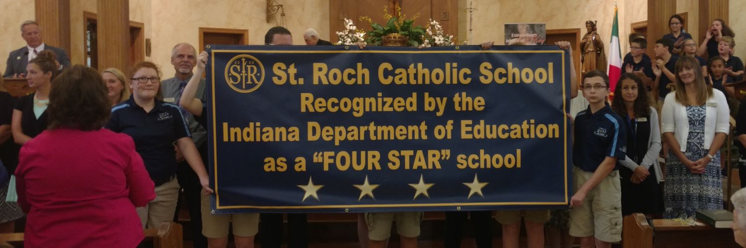 St. Roch School banner