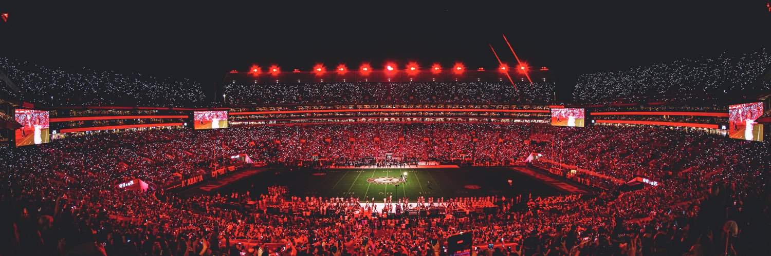 Alabama Football's banner