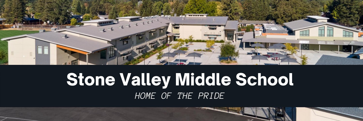 Stone Valley Middle School banner