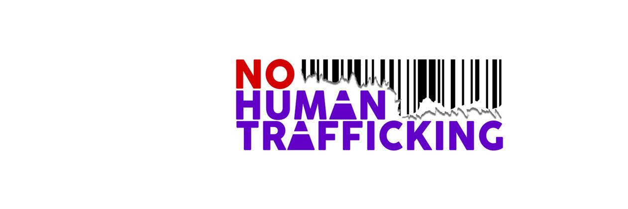 No Human Trafficking banner