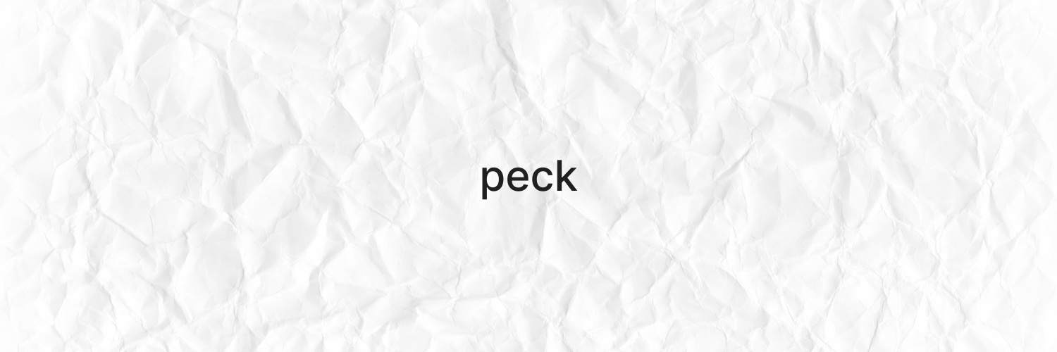 peck banner