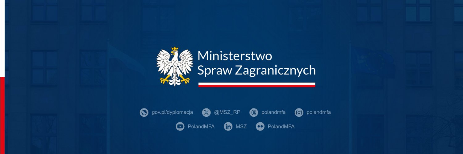 Ministerstwo Spraw Zagranicznych RP 🇵🇱 Profile Banner