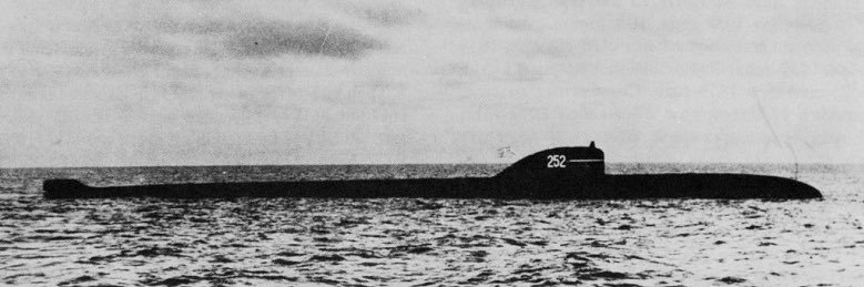 November-class sub banner