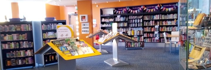 Walton Library's banner