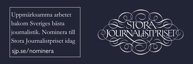 Stora Journalistpriset banner