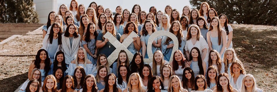 Chi Omega UNO banner