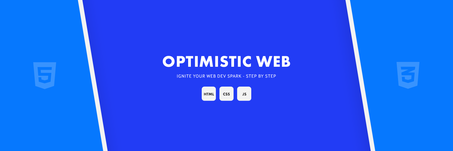 Optimistic Web banner