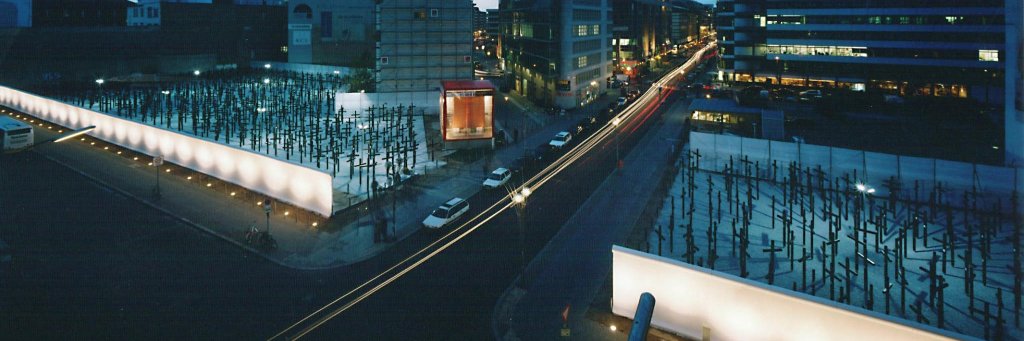 Checkpoint Charlie Museum banner