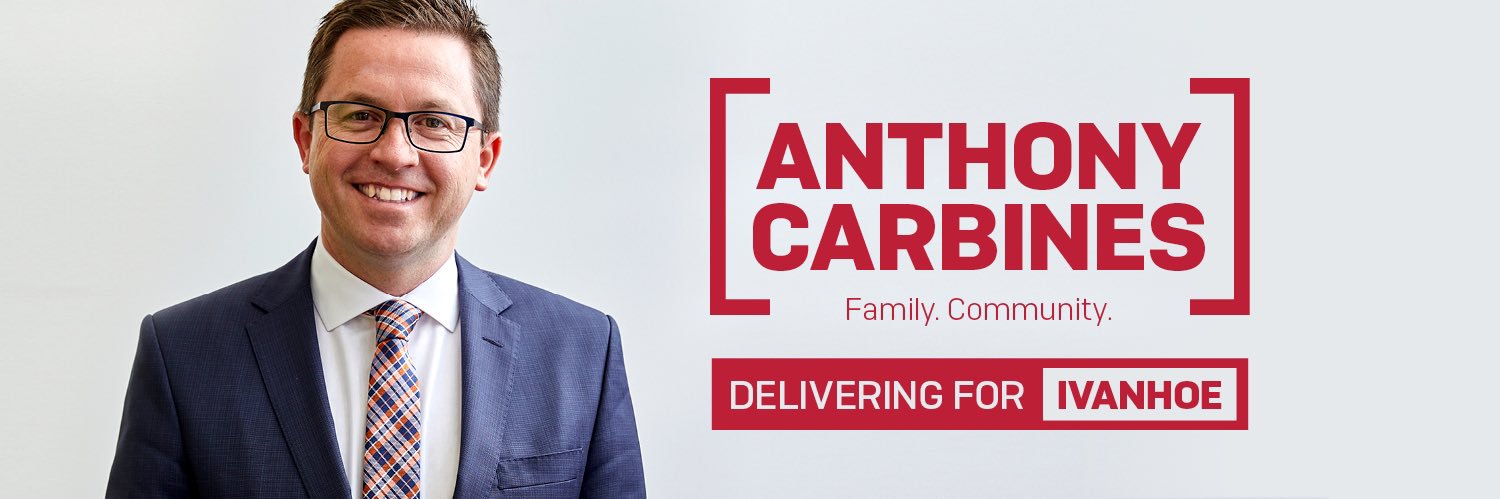 Anthony Carbines MP banner
