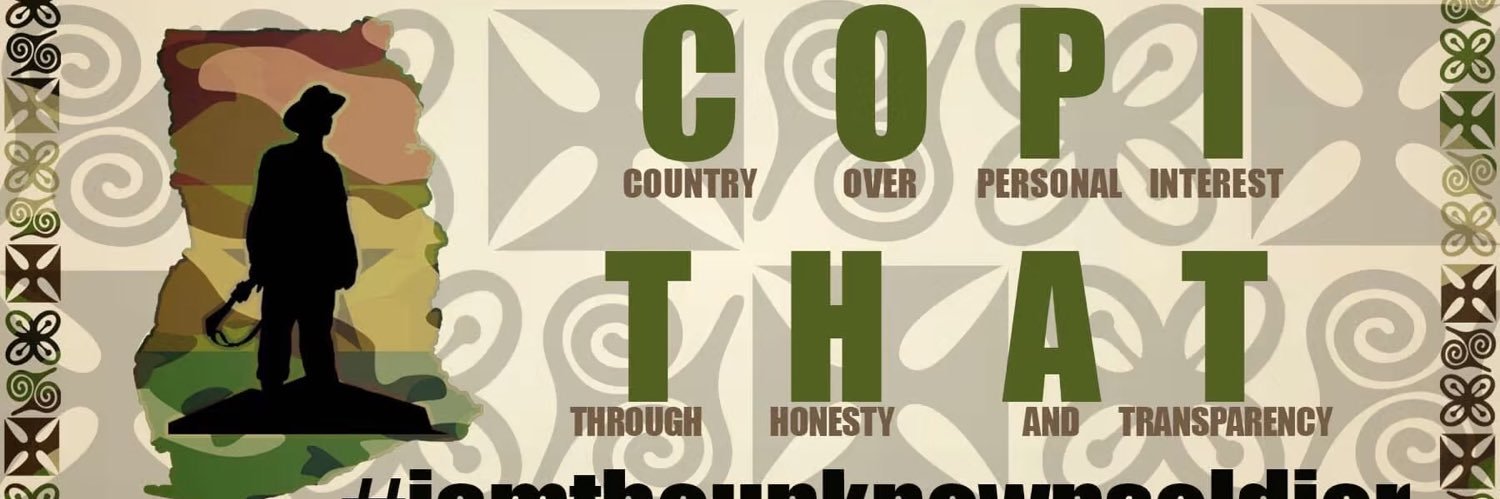 THE UNKNOWN SOLDIER banner