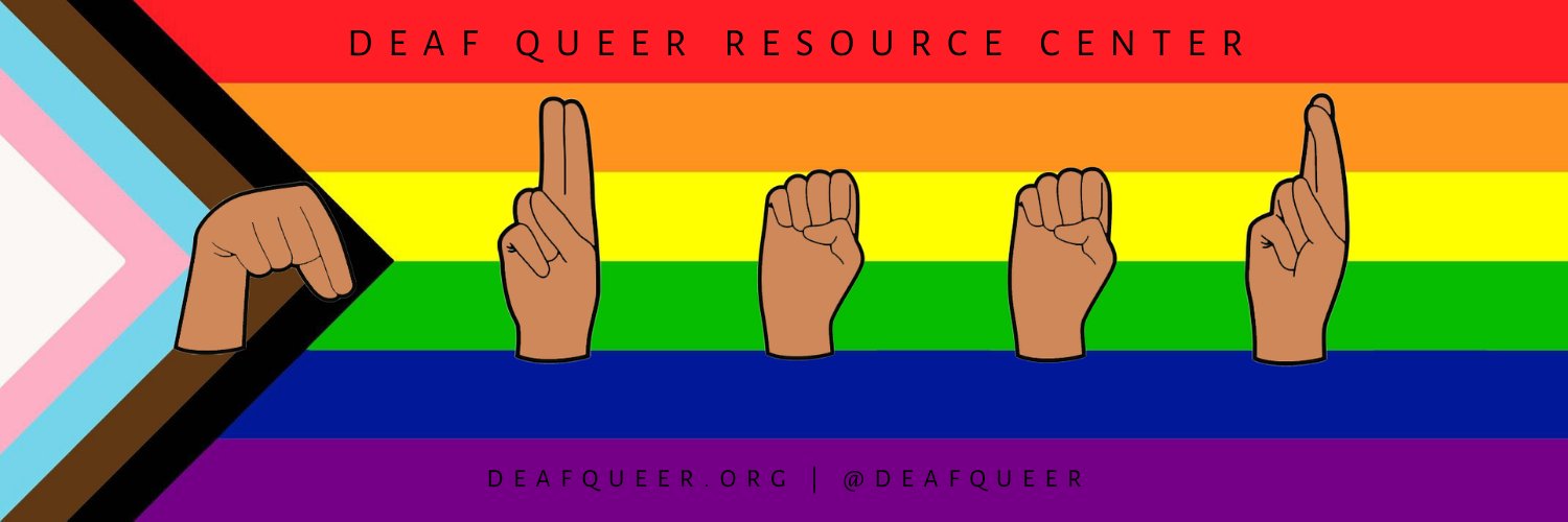 Deaf Queer Resource Center banner