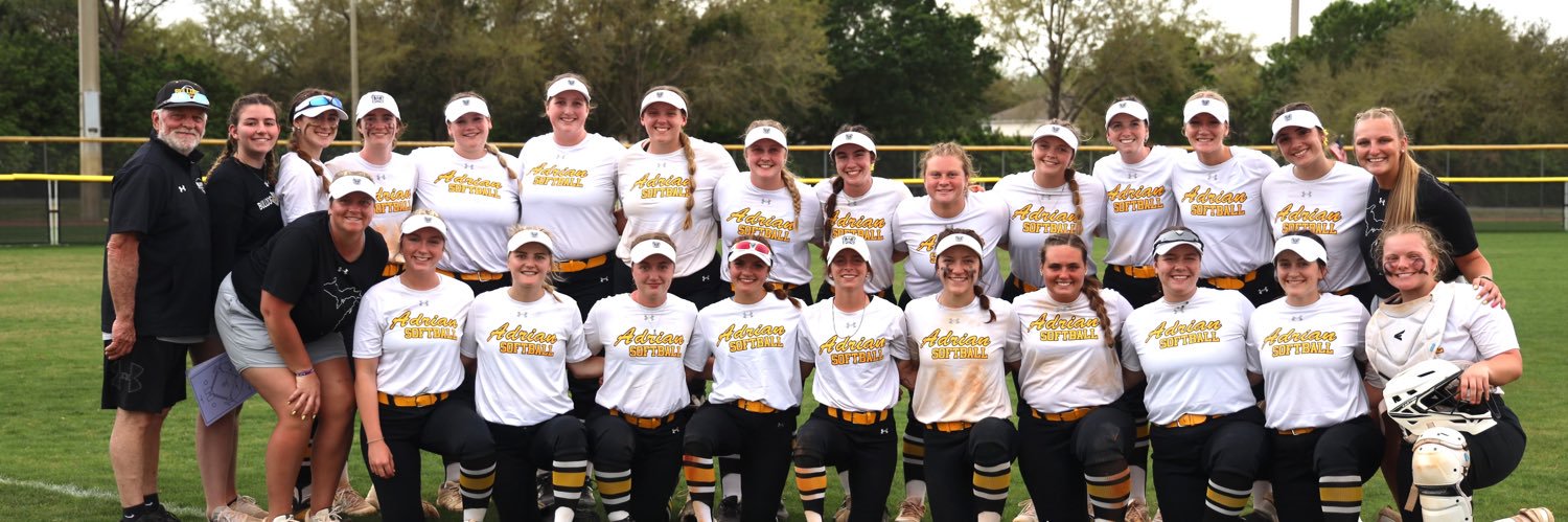 Adrian College NCAA Softball banner