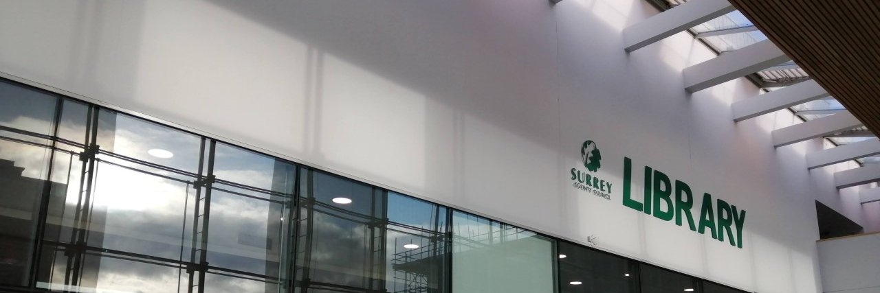 Epsom Library banner