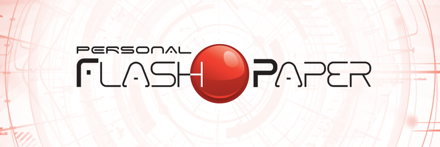 Personal Flashpaper banner