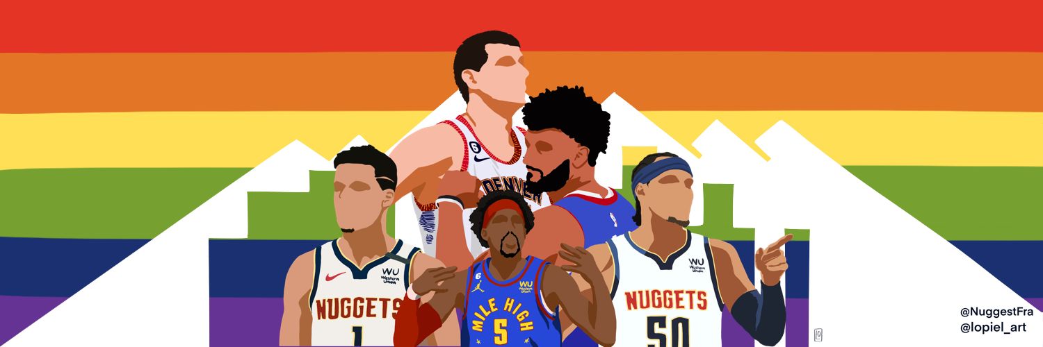 Nuggets France-2023 NBA CHAMPIONS banner