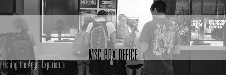 MSC Box Office banner