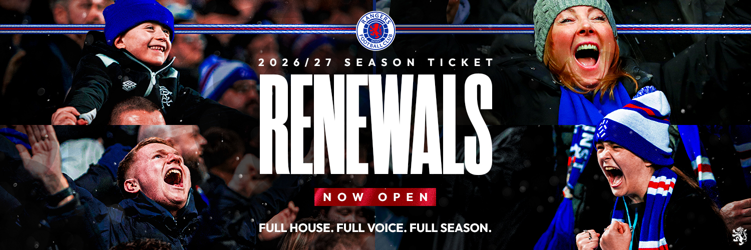 Rangers Football Club banner