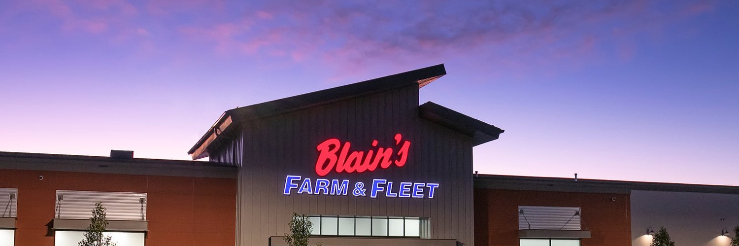 Blain's Farm & Fleet banner