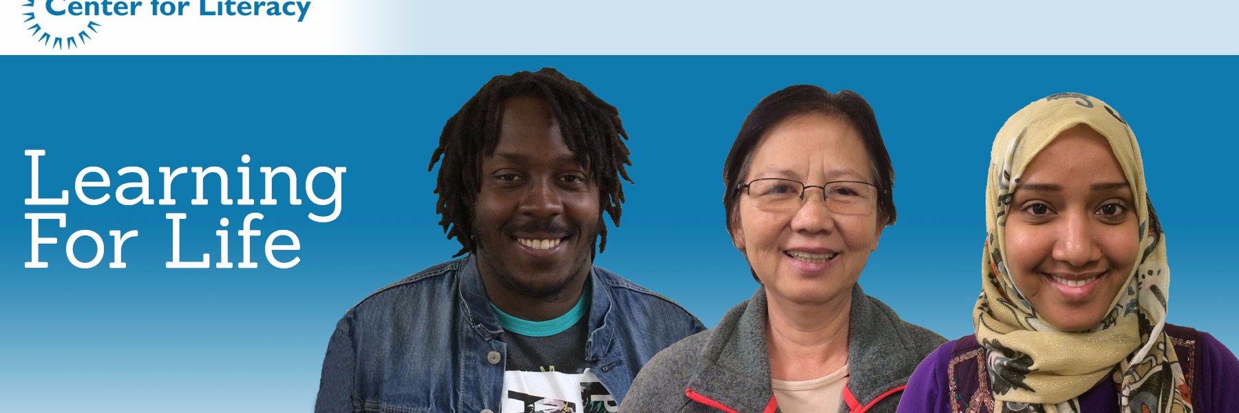 Center for Literacy banner