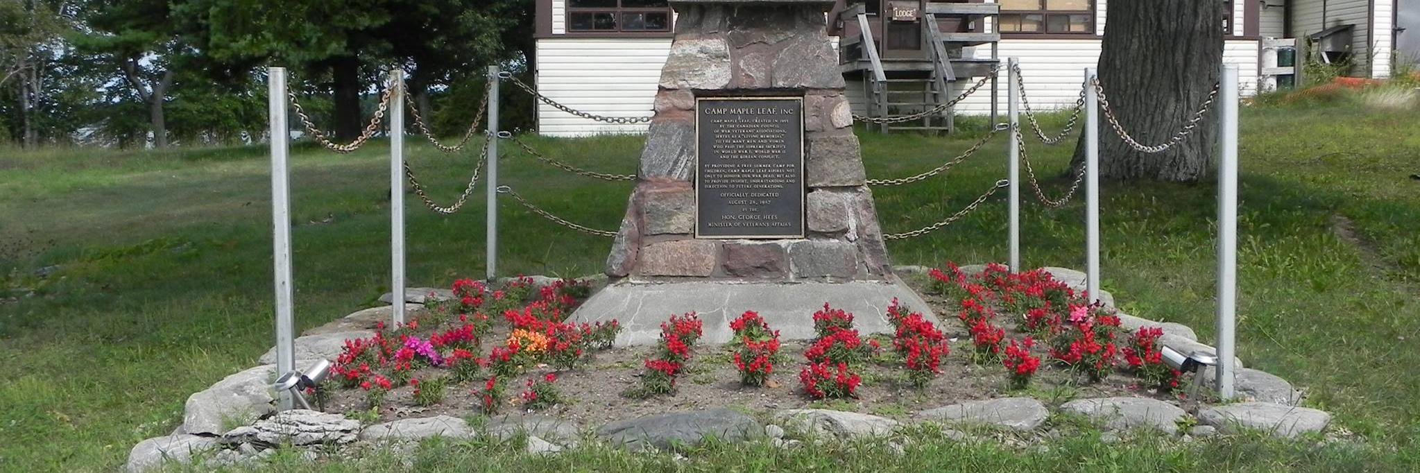 Camp Maple Leaf banner