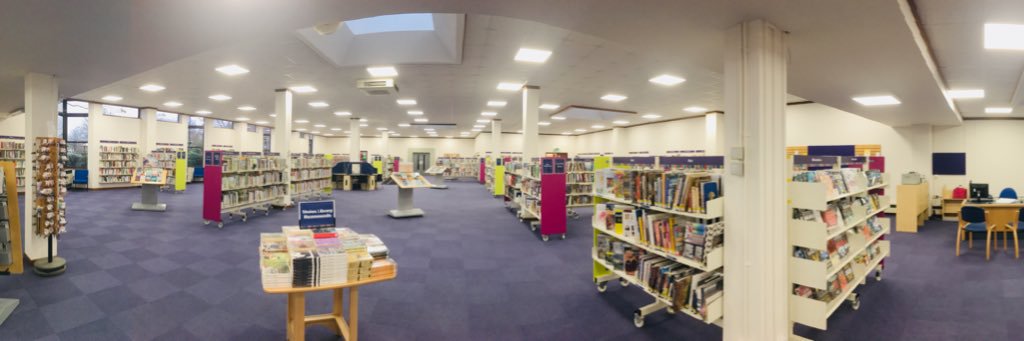 Staines Library's banner