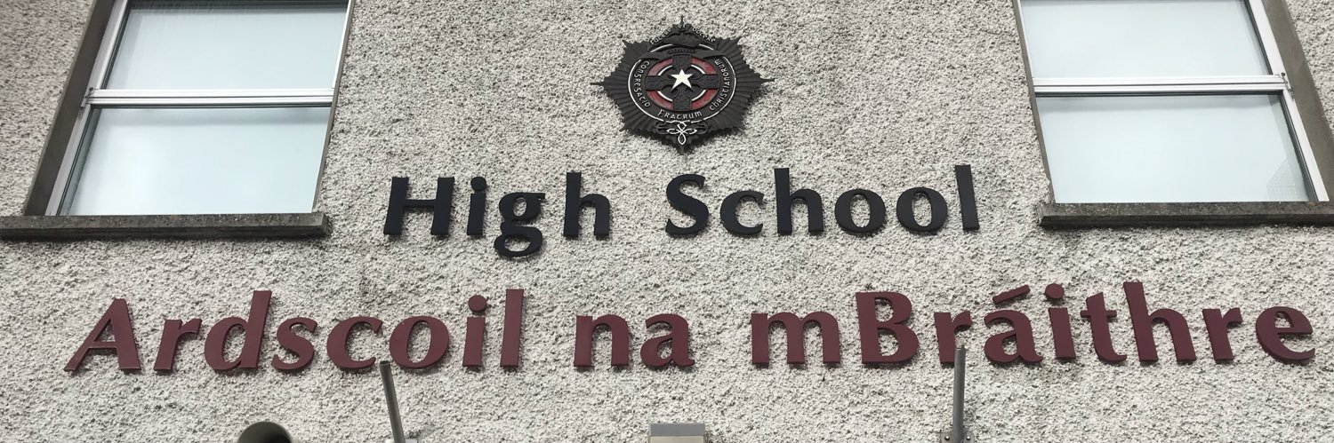 High School Clonmel- an Edmund Rice School's banner
