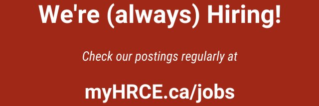 HRCE Human Resources banner