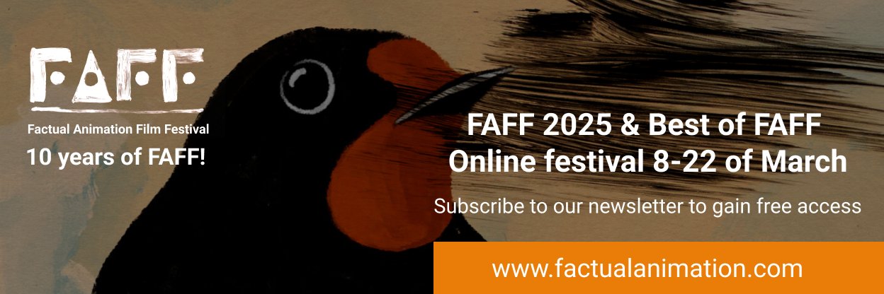 Factual Animation Film Festival 2025 banner
