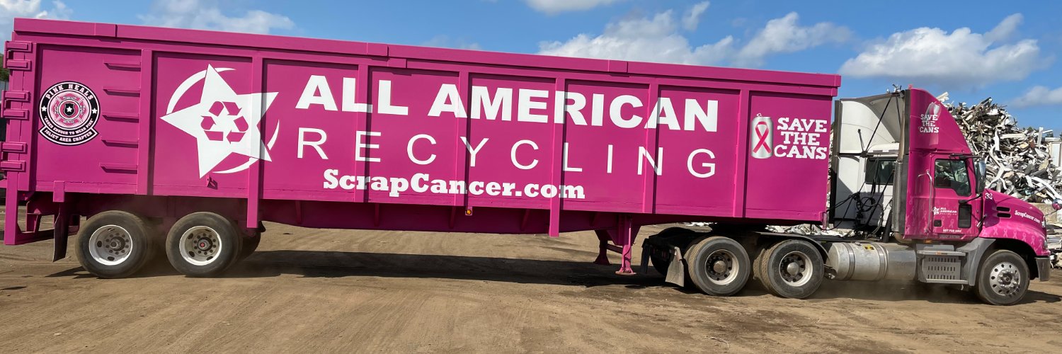 All American Recycling banner