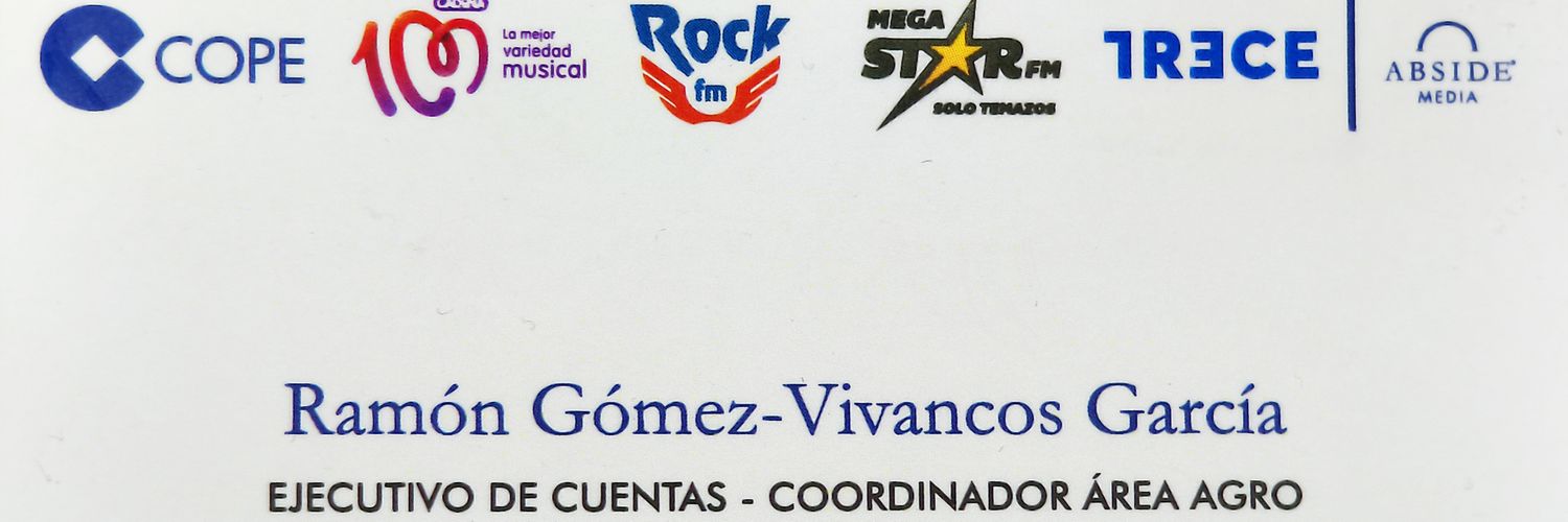 Ramón Gómez-Vivancos🎙️🍅✍️ banner