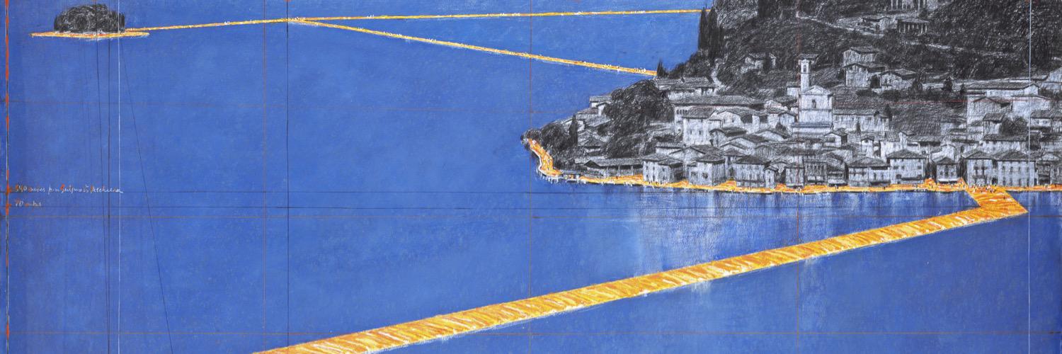The Floating Piers banner
