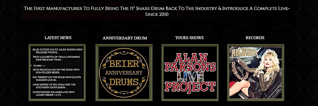 Beier Drums banner